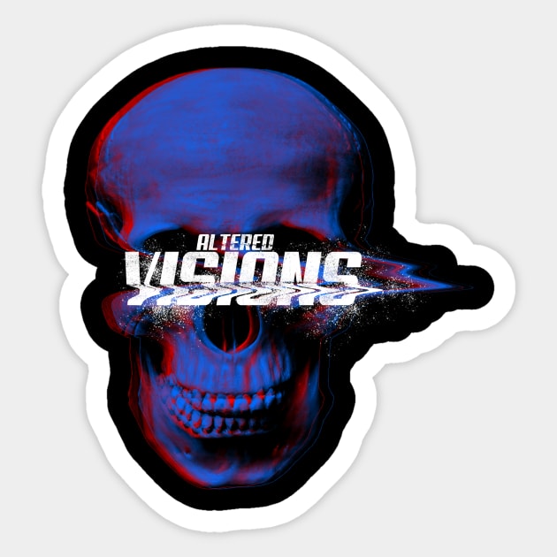 Altered Visions Sticker by Kick_Minds_42